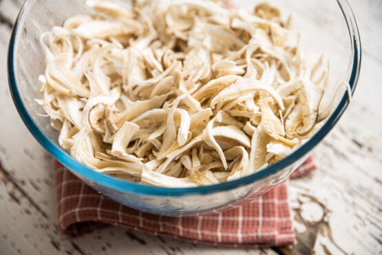 Vegetarische 'pulled porc'