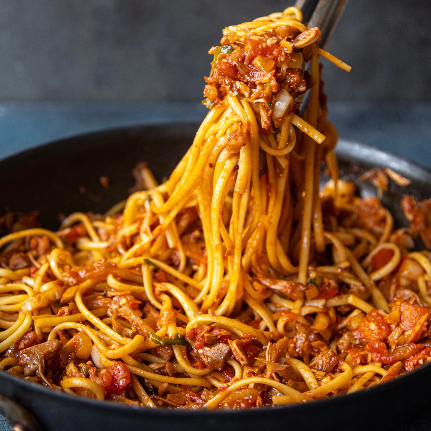 Jackfruit ragu met tagliatelle