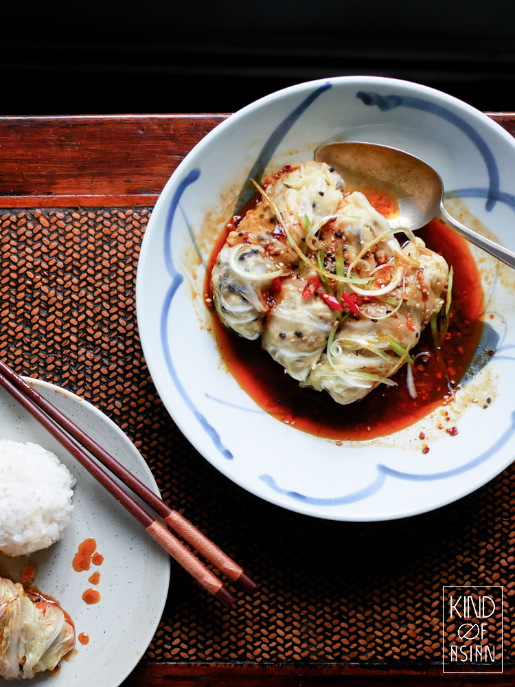 Chinese gevulde koolrolletjes