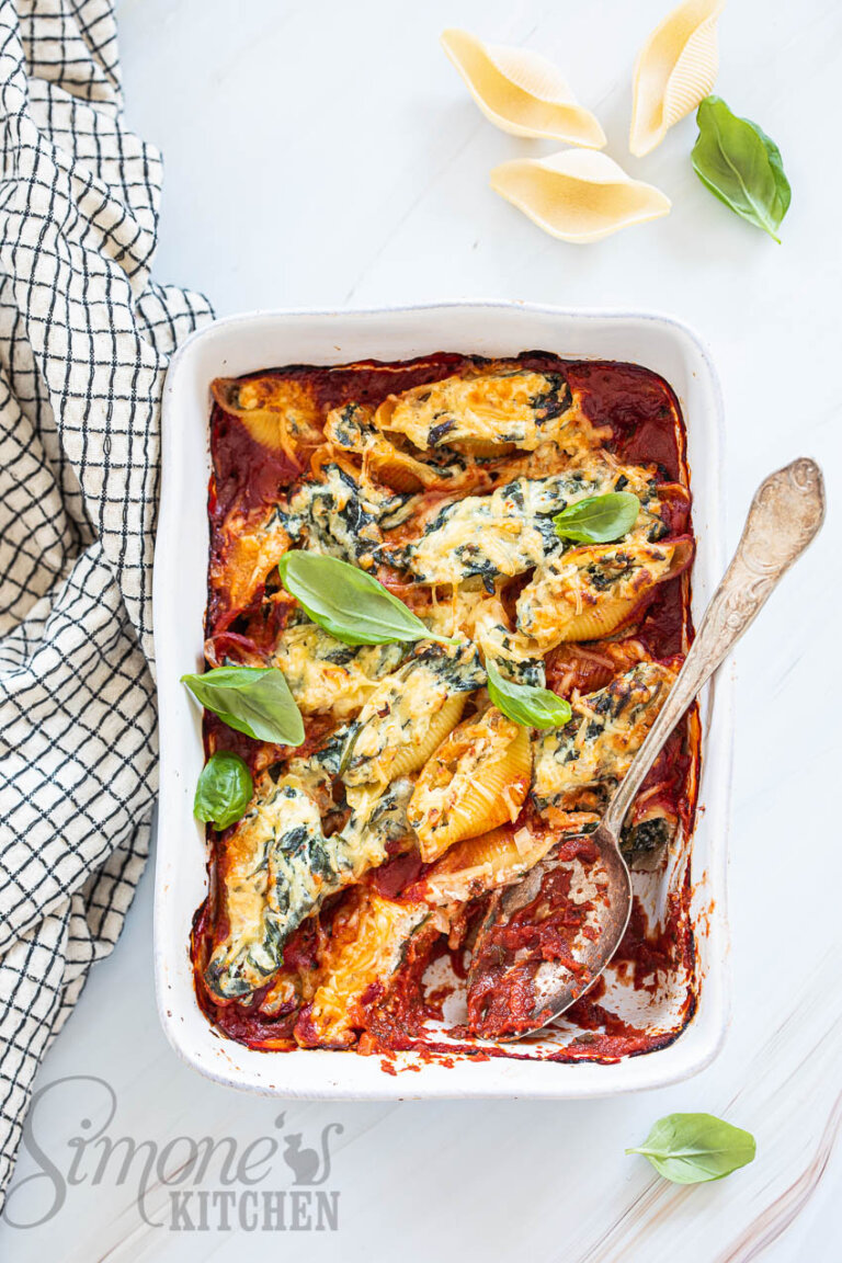 Gevulde pastaschelpen met ricotta