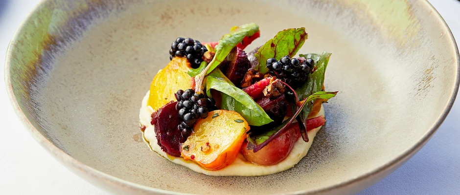 Salade van rode bieten