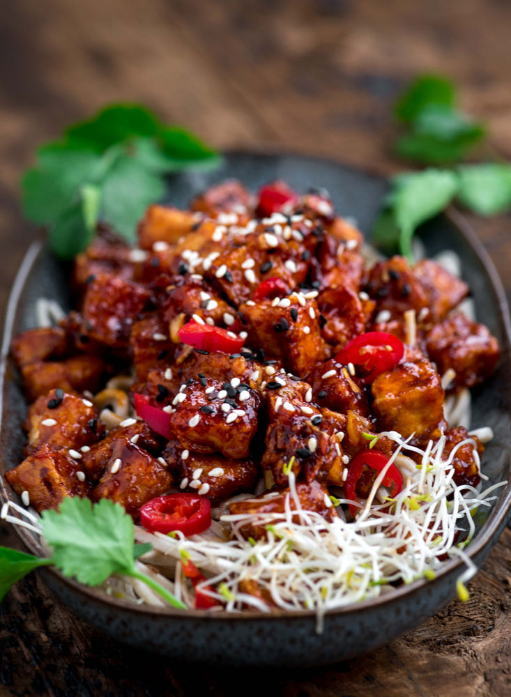 Pittige Koreaanse tofu