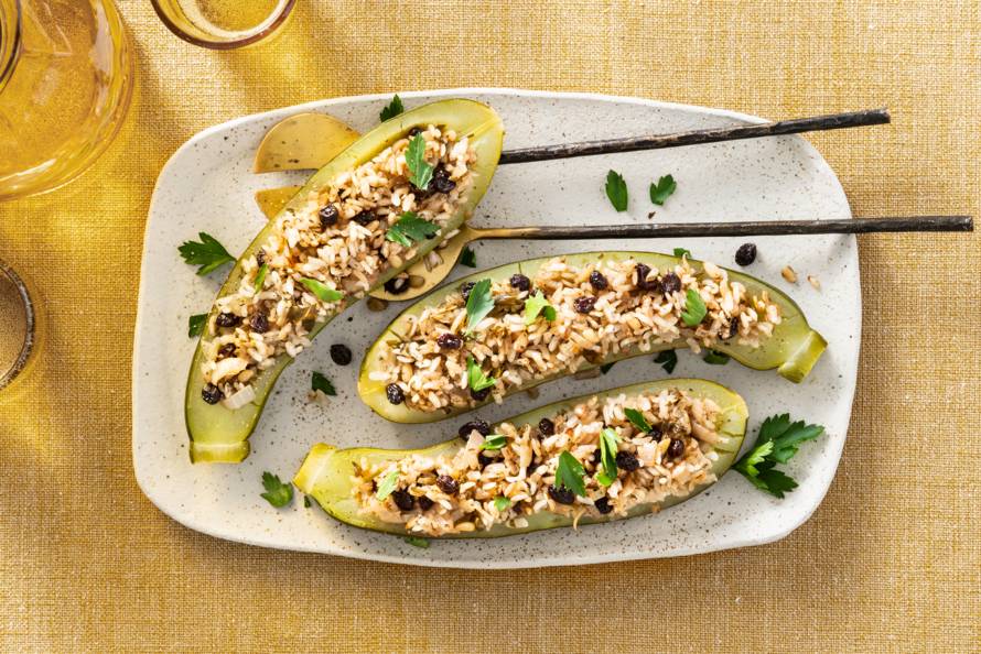 Gevulde courgettes