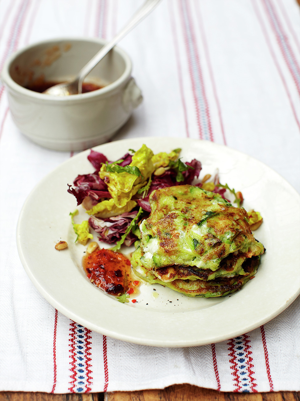 Courgette en feta beignets