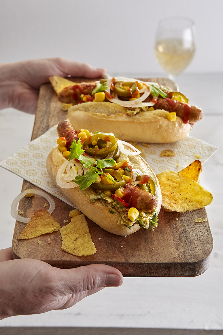 Hot dog Mexicaanse stijl