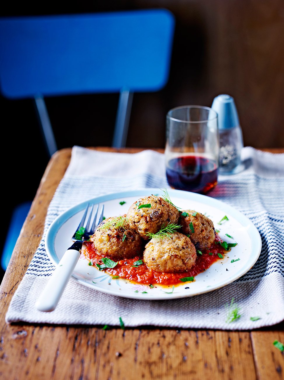 Geroosterde venkel & pijnboompitten polpette