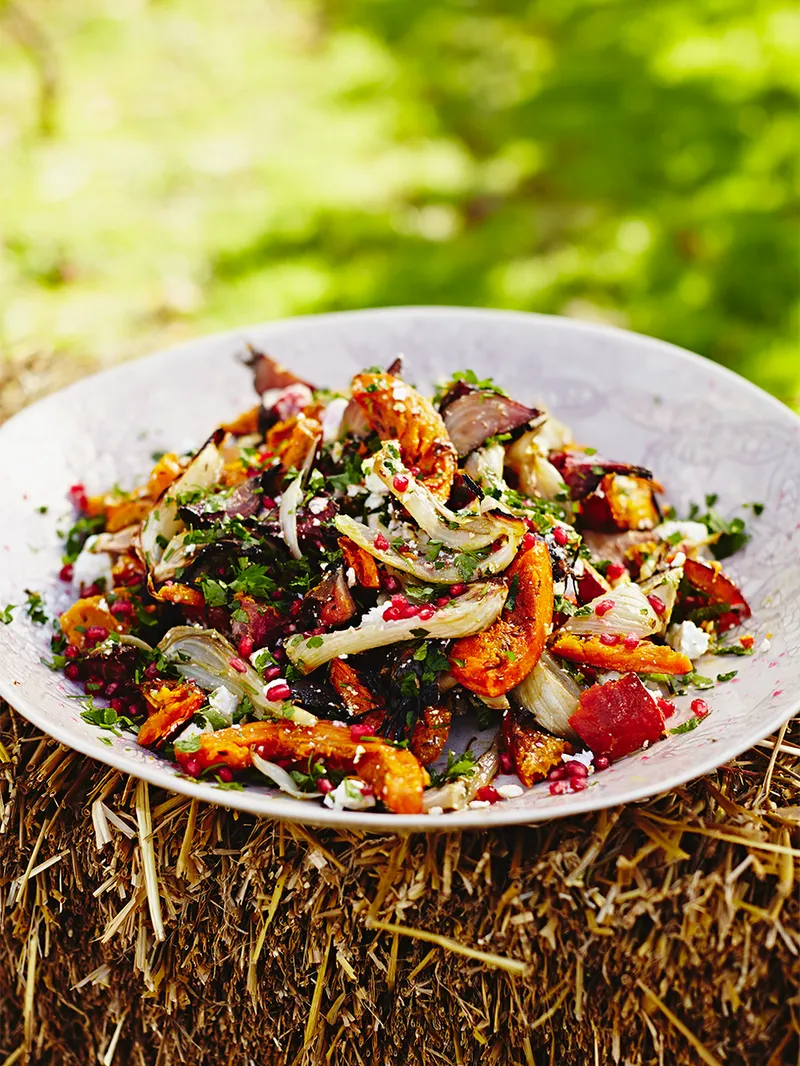 Oogsten salade