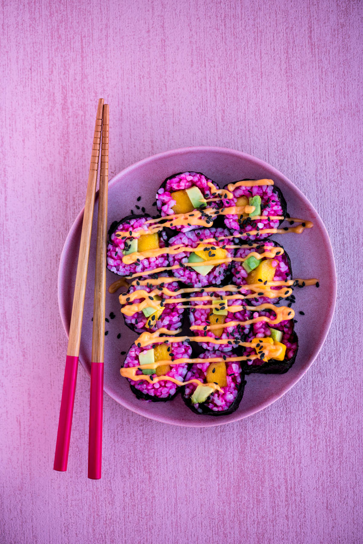 Spicy mango maki