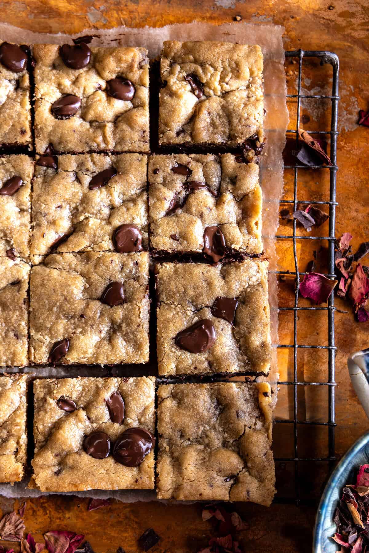 Tahini boter chocoladekoekjesrepen