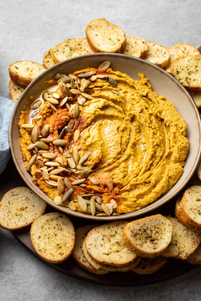 Salie-pompoen hummus
