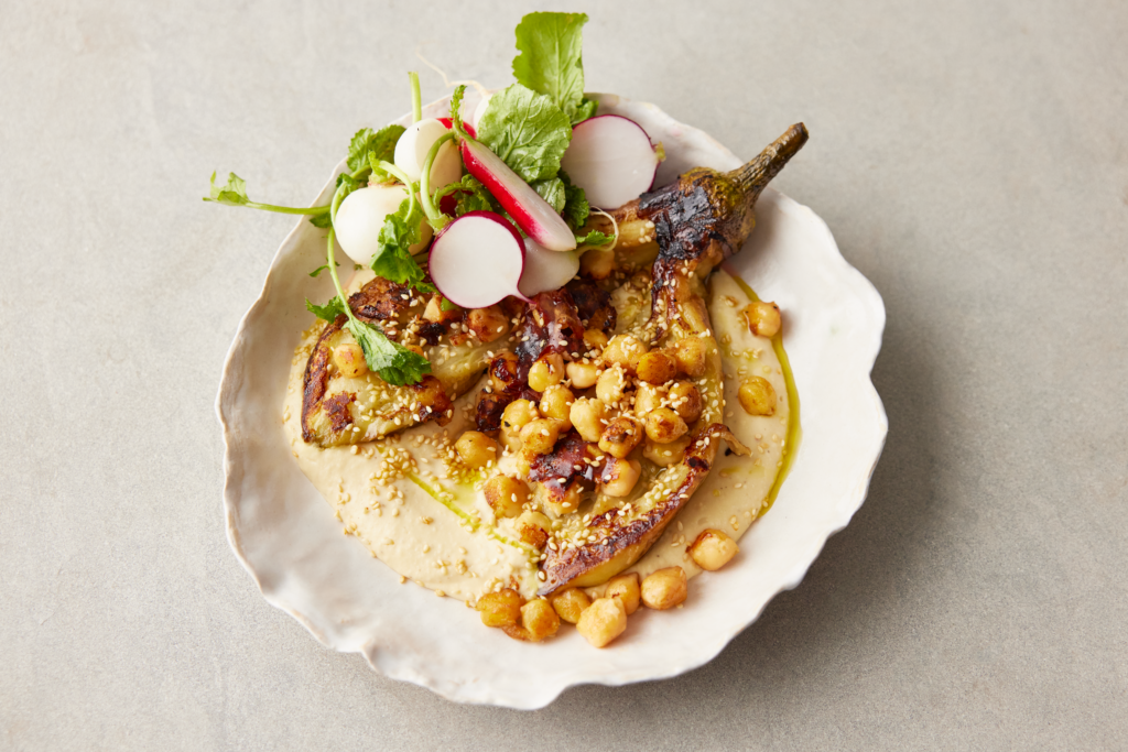 Zachte smokey aubergine