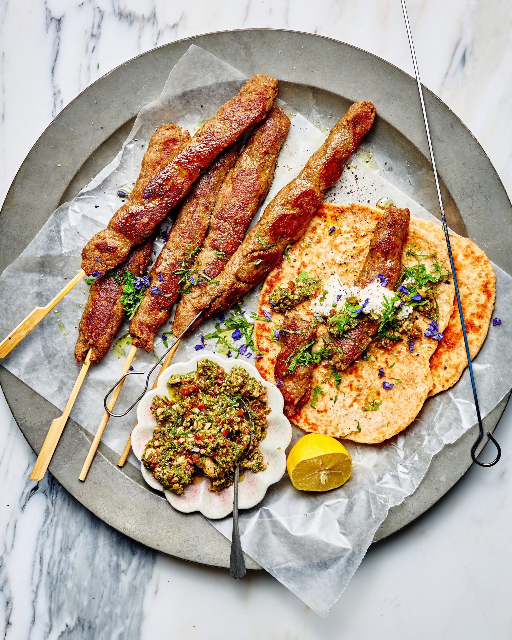 Champignon kebab