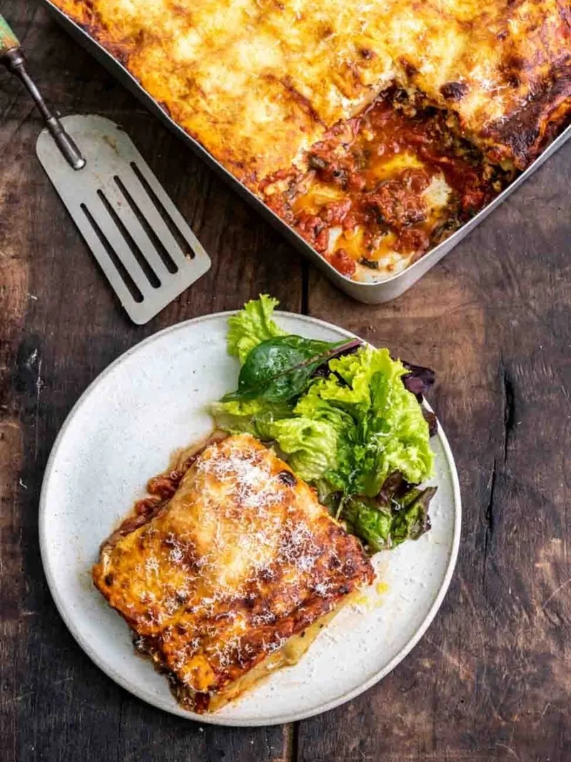 Kaasachtige snijbiet cannelloni