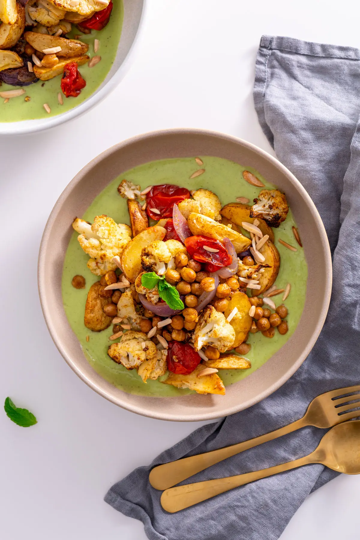 Curry groenten met raita