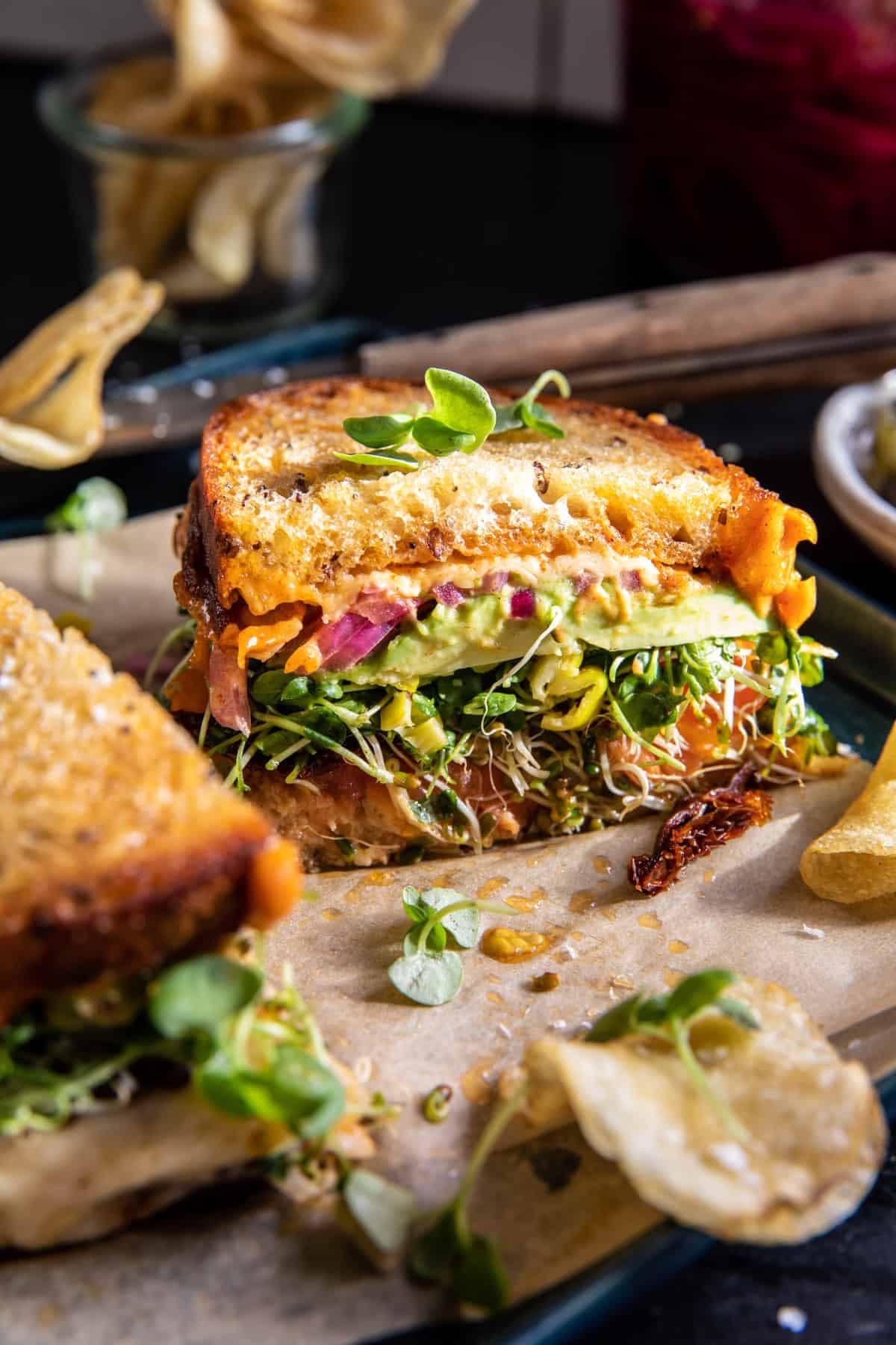 Pittige cheese-tosti