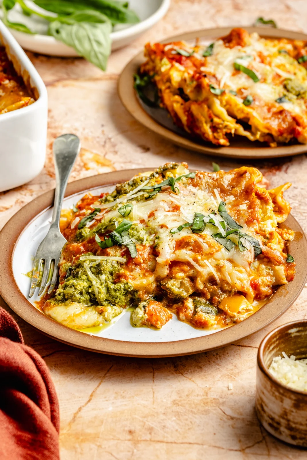 Regenboog lasagne
