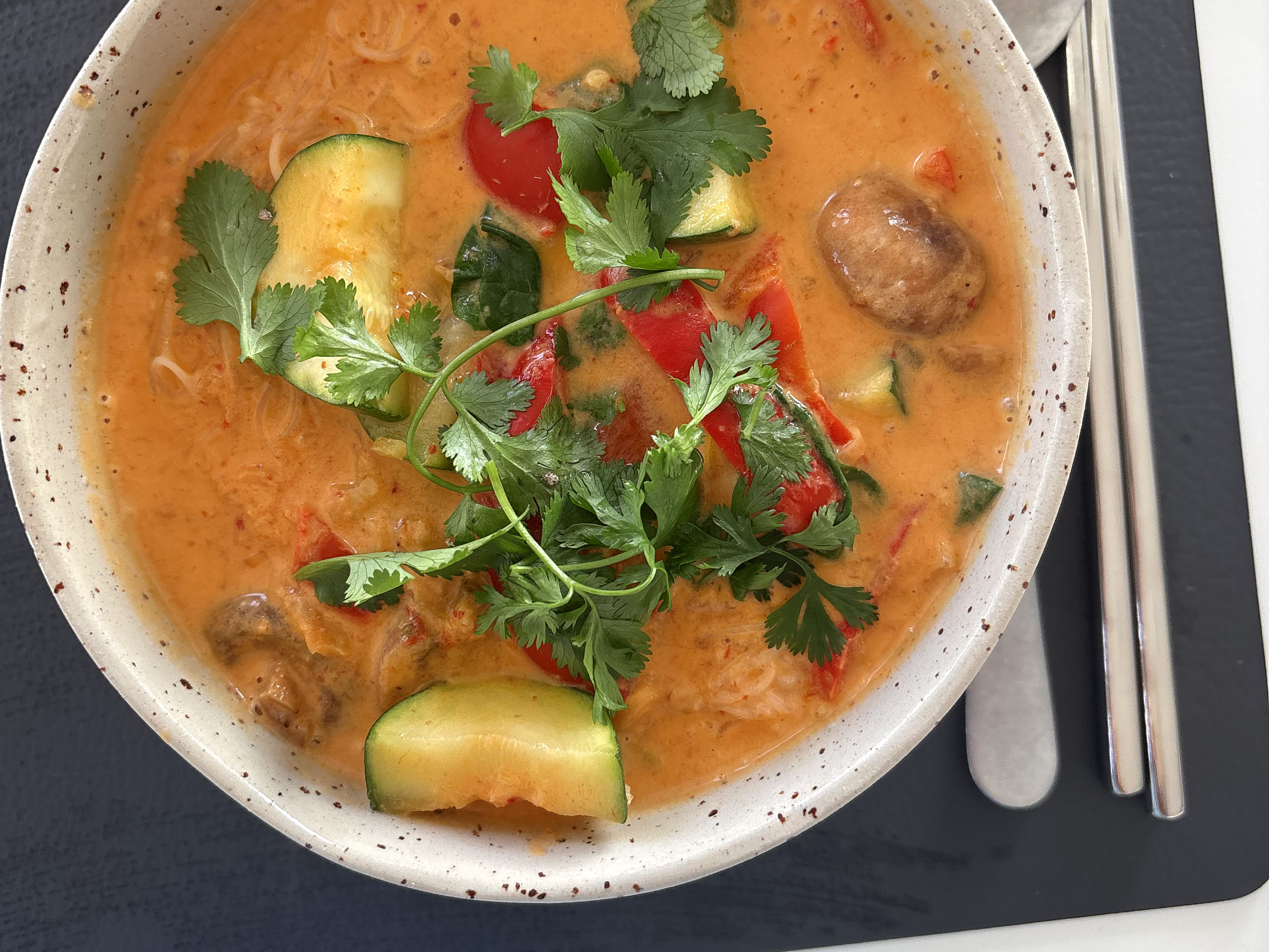 Thaise Rode Curry noedels