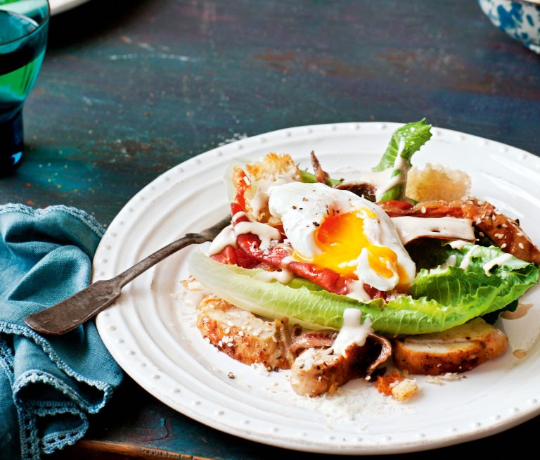 Caesarsalade met citroenkip