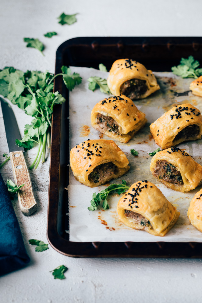 Mini Thaise curry worstenbroodjes