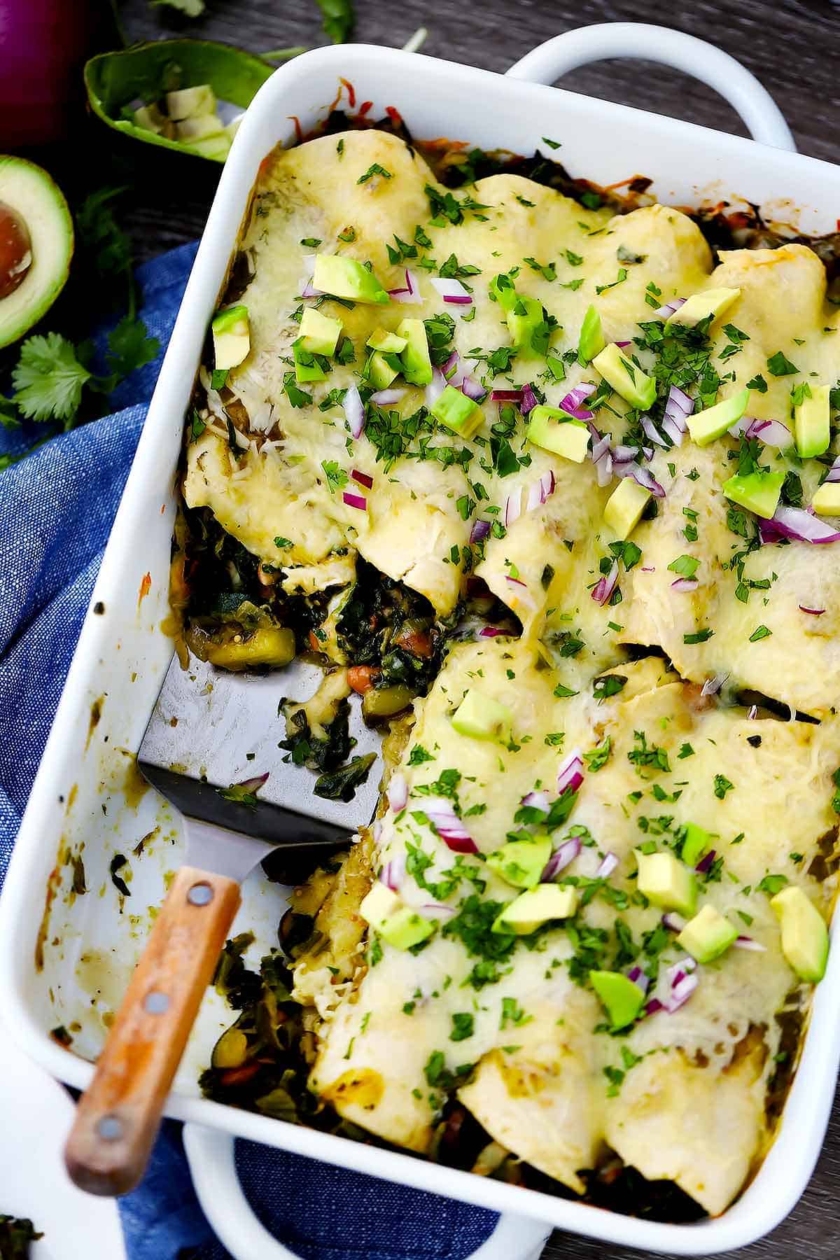Enchiladas Verdes