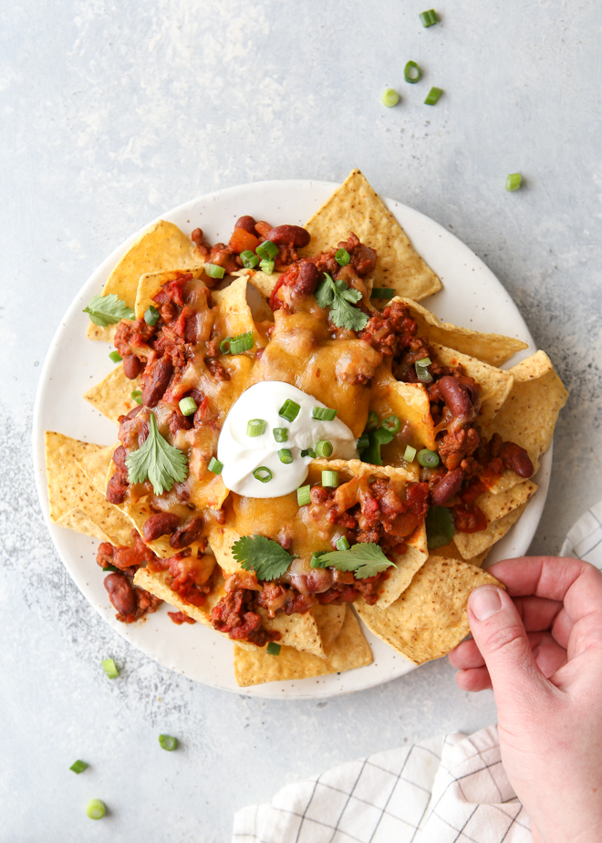 Chili-kaas nachos