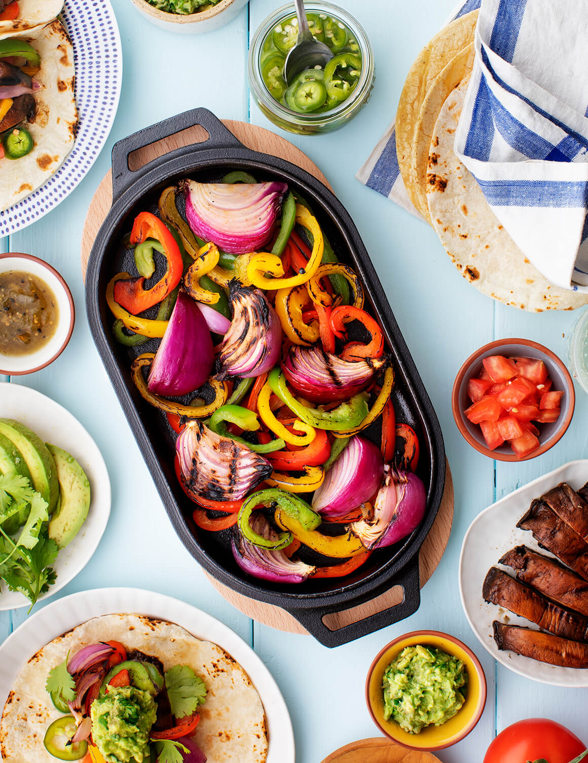 Groenten fajitas