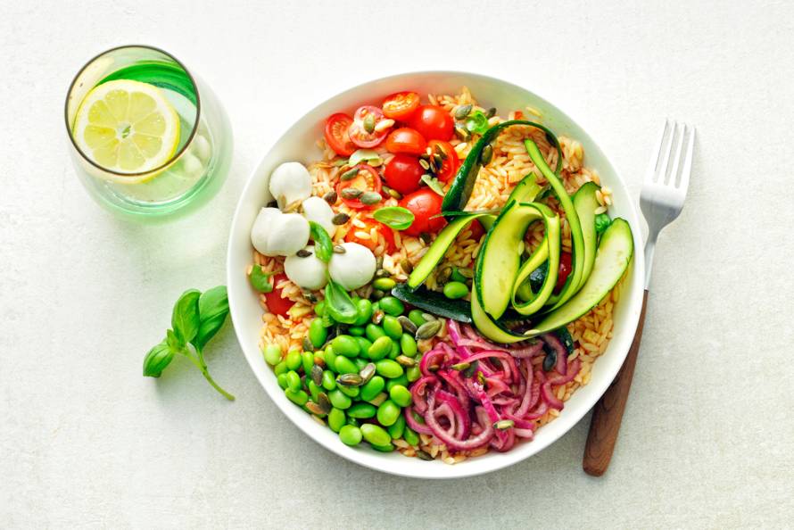 Zomerse pastabowl