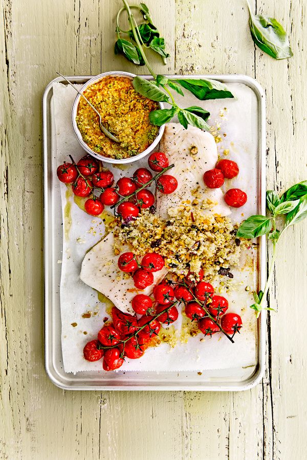 Couscous met vis en pesto alla trapanese