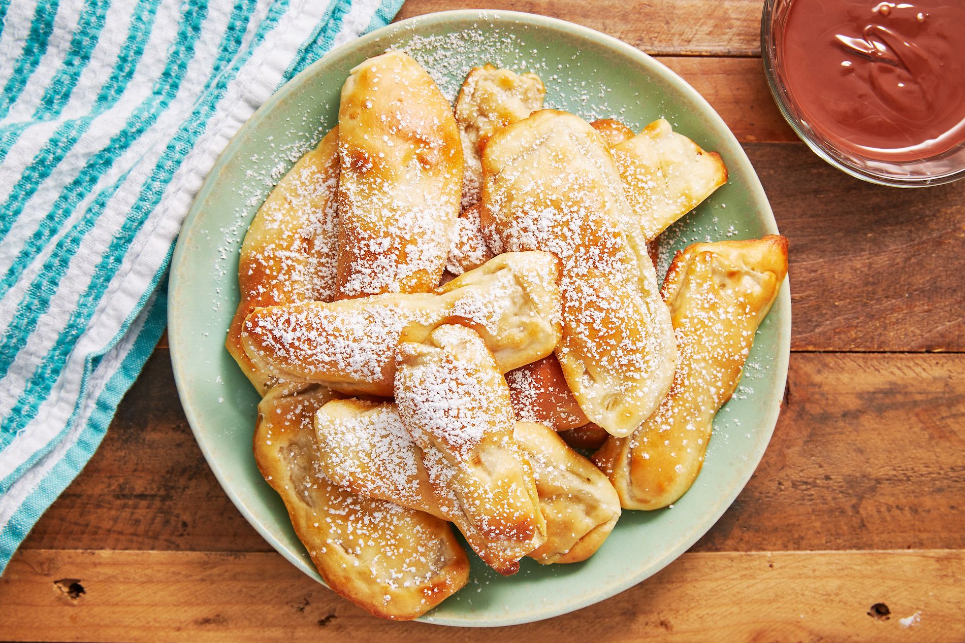 Banana pancake dippers