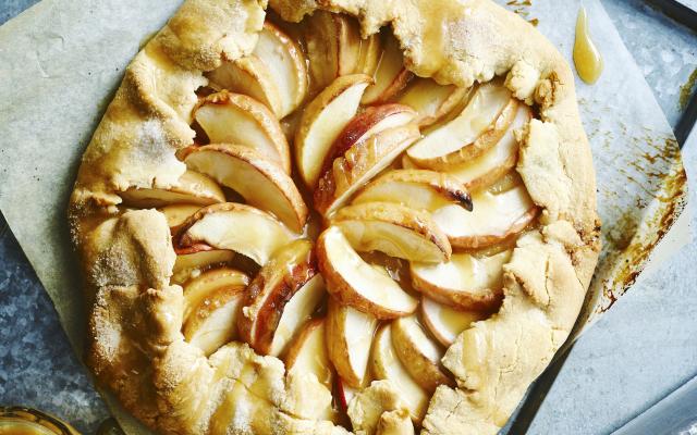 Appelgalette met zoute karamel