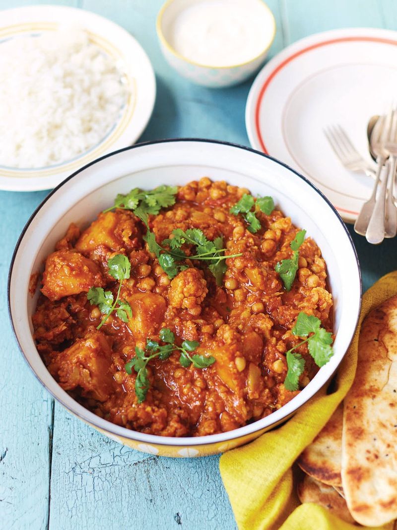 Geroosterde groenten curry