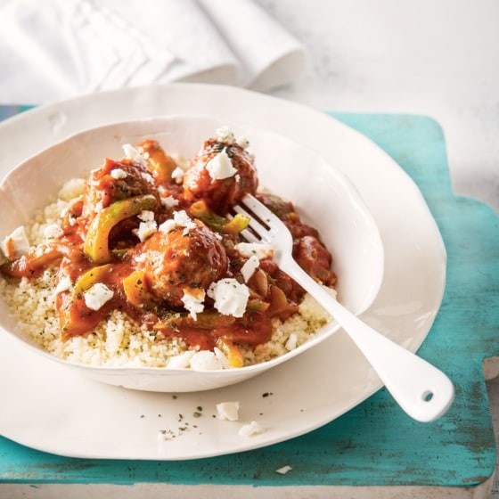Griekse gehaktballetjes met feta