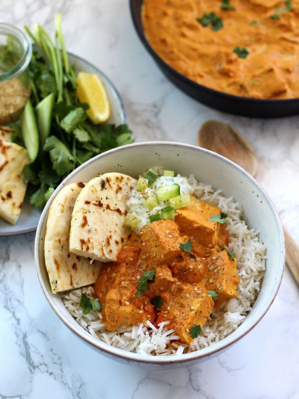 Tofu tikka masala