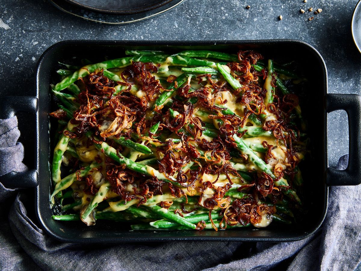 Groene bonen 'ovenschotel'