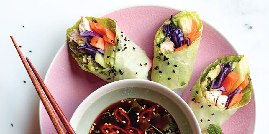 Springrolls met kip