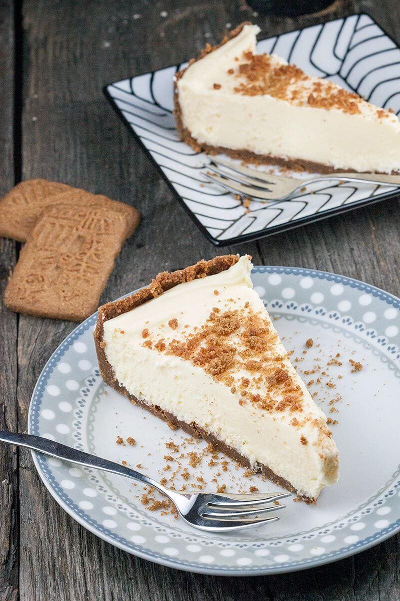 Witte chocolade cheesecake