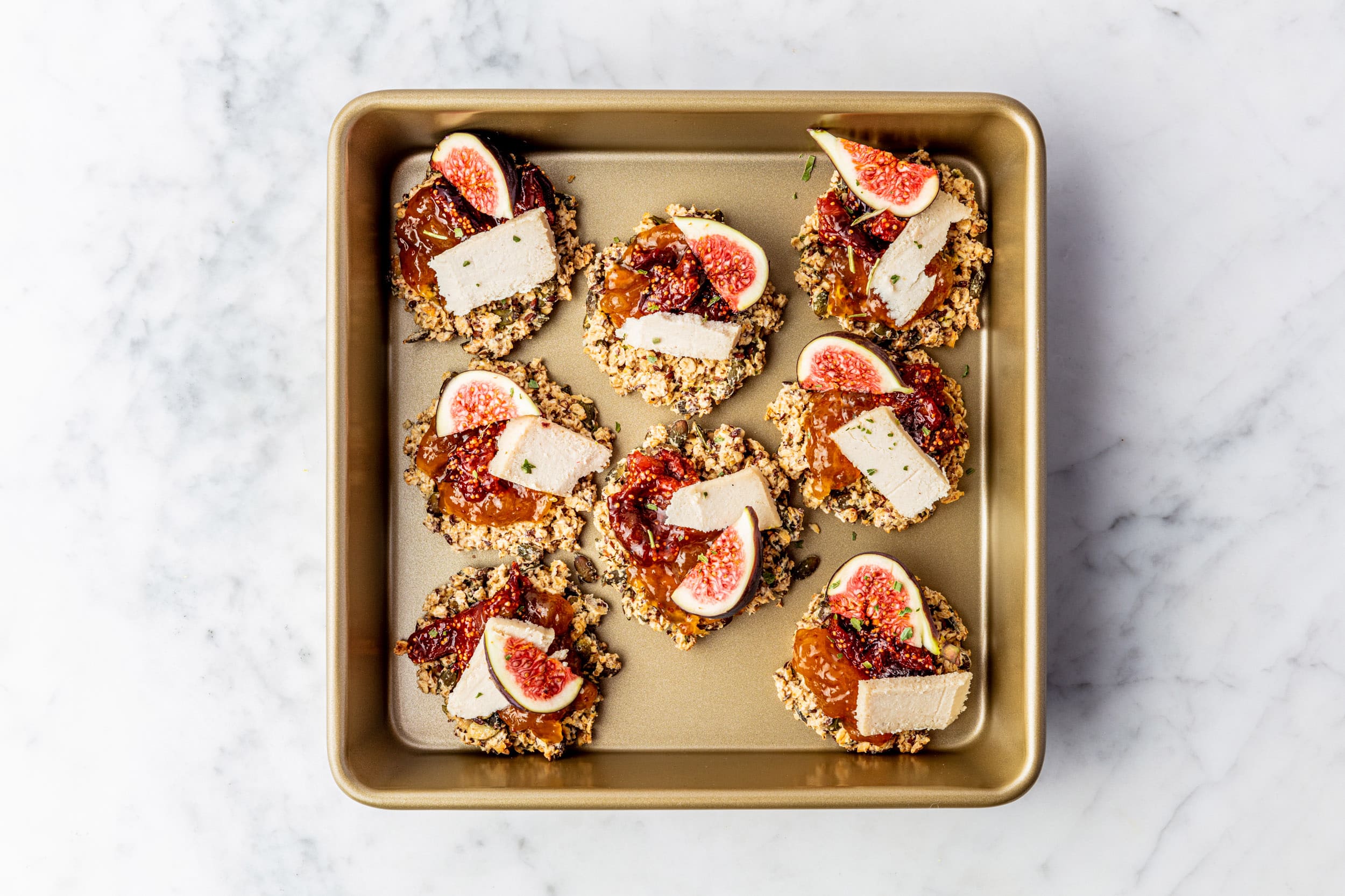 Crackers met vijgenjam en Cicioni