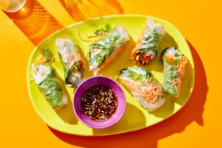 Springrolls met nuoc mam
