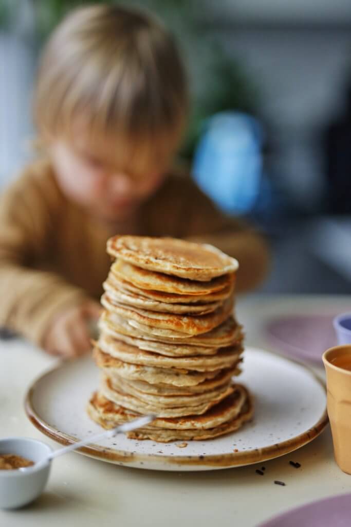Zachte haverpannenkoekjes